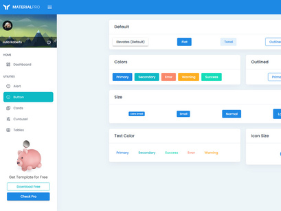 MaterialPro Free NuxtJs Admin Dashboard Template