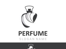 Luxury Perfume logo image cosmetic fragrance shop and business vector design