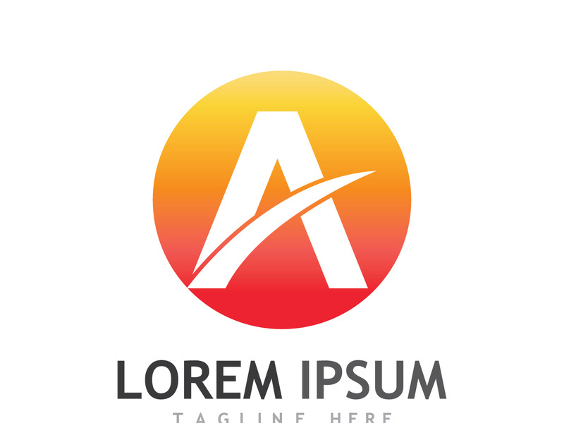 modern and creative initial letter A logo.