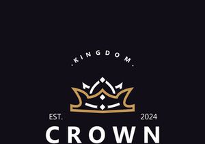 Crown logo simple design template. Vintage Crown Logo Royal King Queen concept symbol icon