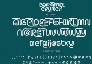 Caramel Crunch - Display Font