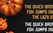 Spooky Pumpkin - Quirky Vintage Font