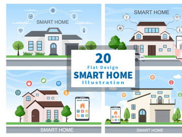 20 Smart Home Technology Vector preview picture