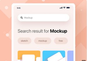 UI Kit Mockup platform iOS Screen Concept