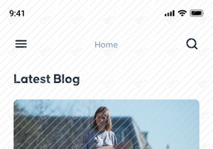 Blog News App UI Kit