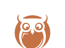 Owl logo icon design animal and simple business abstract vector