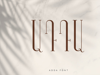 ADDA | Armenian Free Font