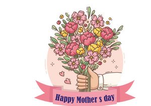 Happy Mother's Day SVG illustration