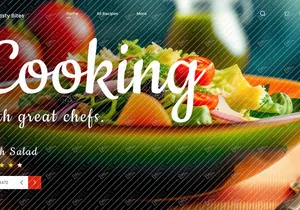 Hero Area de Site de Receitas