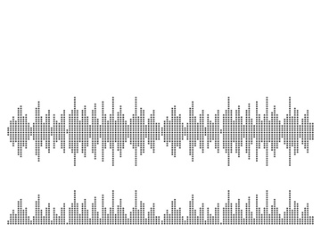 Sound waves vector illustration preview picture