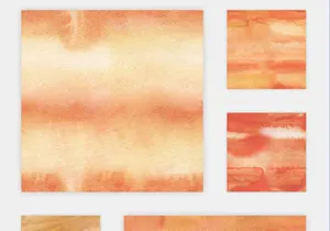 Watercolor Seamless Textures - Orange Pack