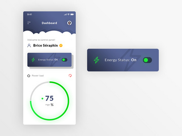 Energy Dashboard Control Panel App preview picture