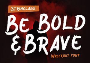 Wreckout - Decorative Brush Font