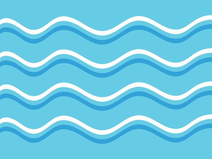Abstract Water wave design background