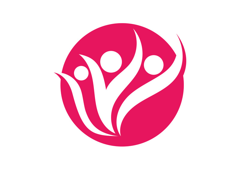 Colorful community group team People Logo Design