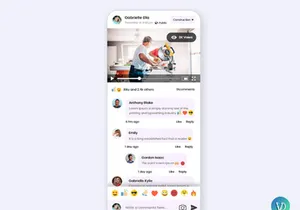 Photo and Video Sharing Social Networking Service Mobile App UI Kit