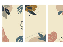 Abstract botanical background