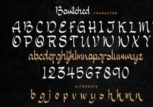 Bewitched - Gothic Script Font