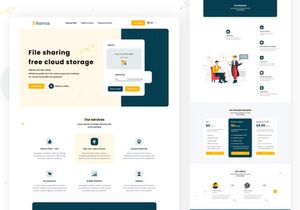 Shams is a pack of 8 landing pages in high quality XD format