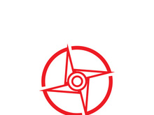 ninja weapons vector logo