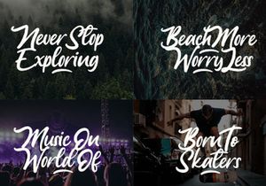 Anjelica Script - Bold Script Font