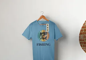Fishing T-shirt Design Template