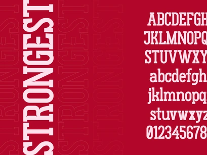 Gluttoner Slab Vintage & Bold Slab Serif