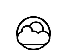 cloud vector  logo template design vector