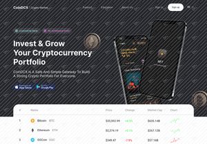 CoinDCX Web Page