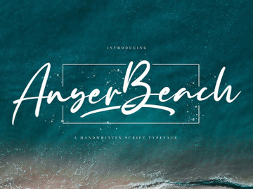 Anyer Beach - Handwritten Font preview picture
