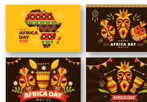 16 Happy Africa Day Illustration