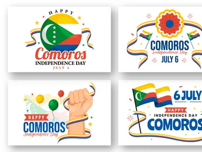 12 Happy Comoros Independence Day Illustration