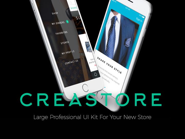 Creastore UI Kit [Sketch]