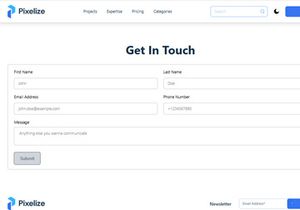 Pixelize Portfolio Nextjs Template