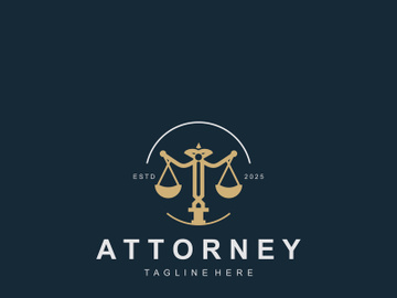 Attorney at law firm logo simple for business design inspiration preview picture