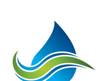 Water drop logo icon illustration template design