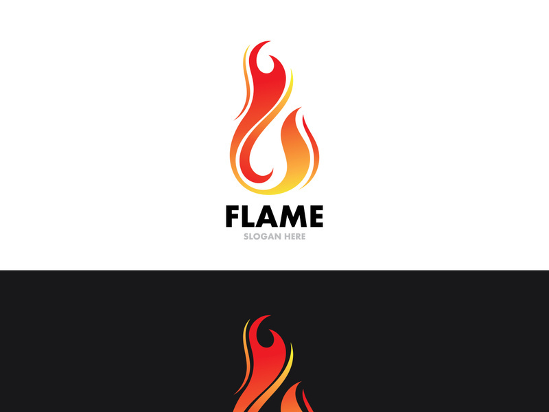 Fire flame vector illustration design