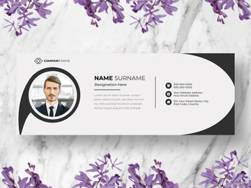 Corporate Email Signature Template Ver-5 preview picture