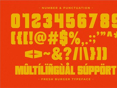 Fresh Burger - Modern Display Font