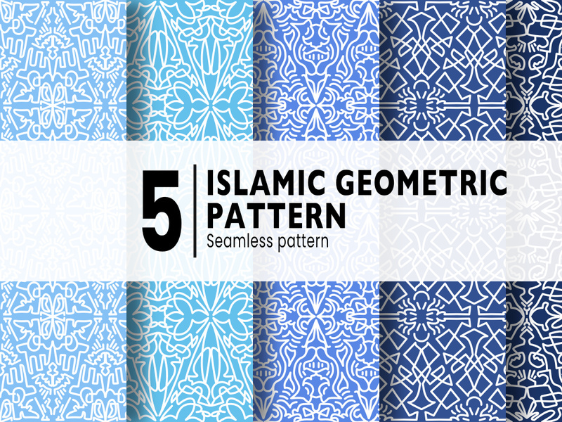 Intricate Islamic geometric pattern