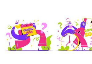 5 Ilustración Vectorial de Próximamente