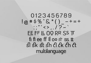 Bricensa - Modern Sans Serif Display Font