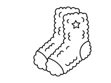 Hand-drawn Christmas chicken mascot with star celebrating festive holiday cheer and seasonal joy