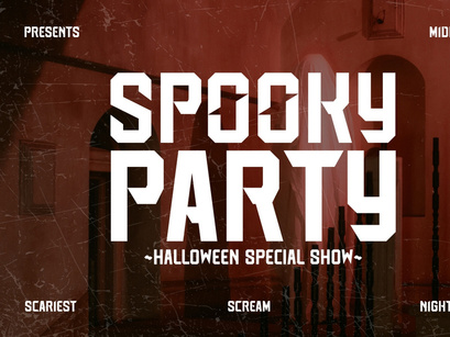 Spooky Pumpkin - Quirky Vintage Font