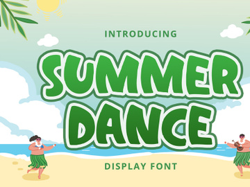 Summer Dance - Display Font preview picture