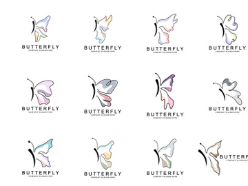 Butterfly Logo Design, Beautiful Flying Animal preview picture