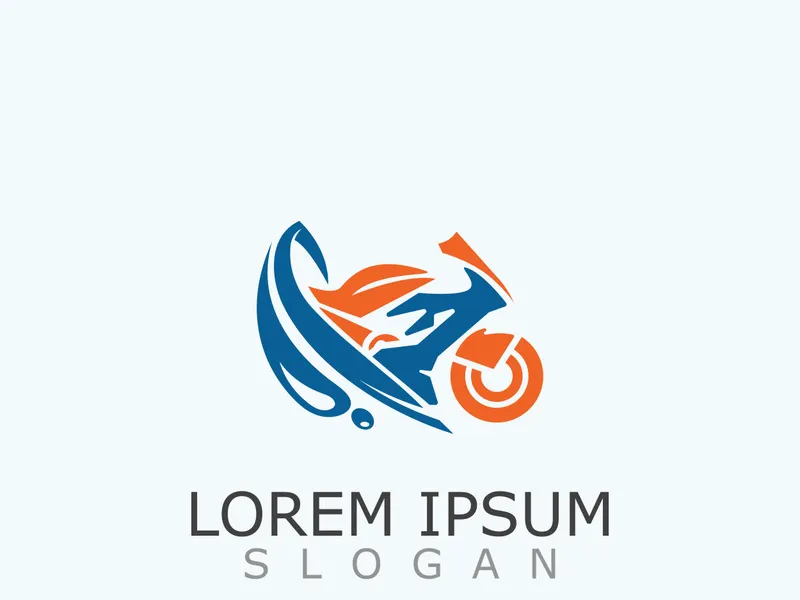 Motorcycle wash logo design elegant and sporty concept cleaning vector