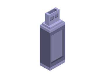 Isometric usb drive preview picture