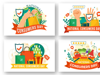 14 National Consumer Day Illustration