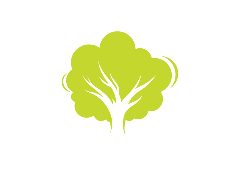 Tree icon logo template vector illustration